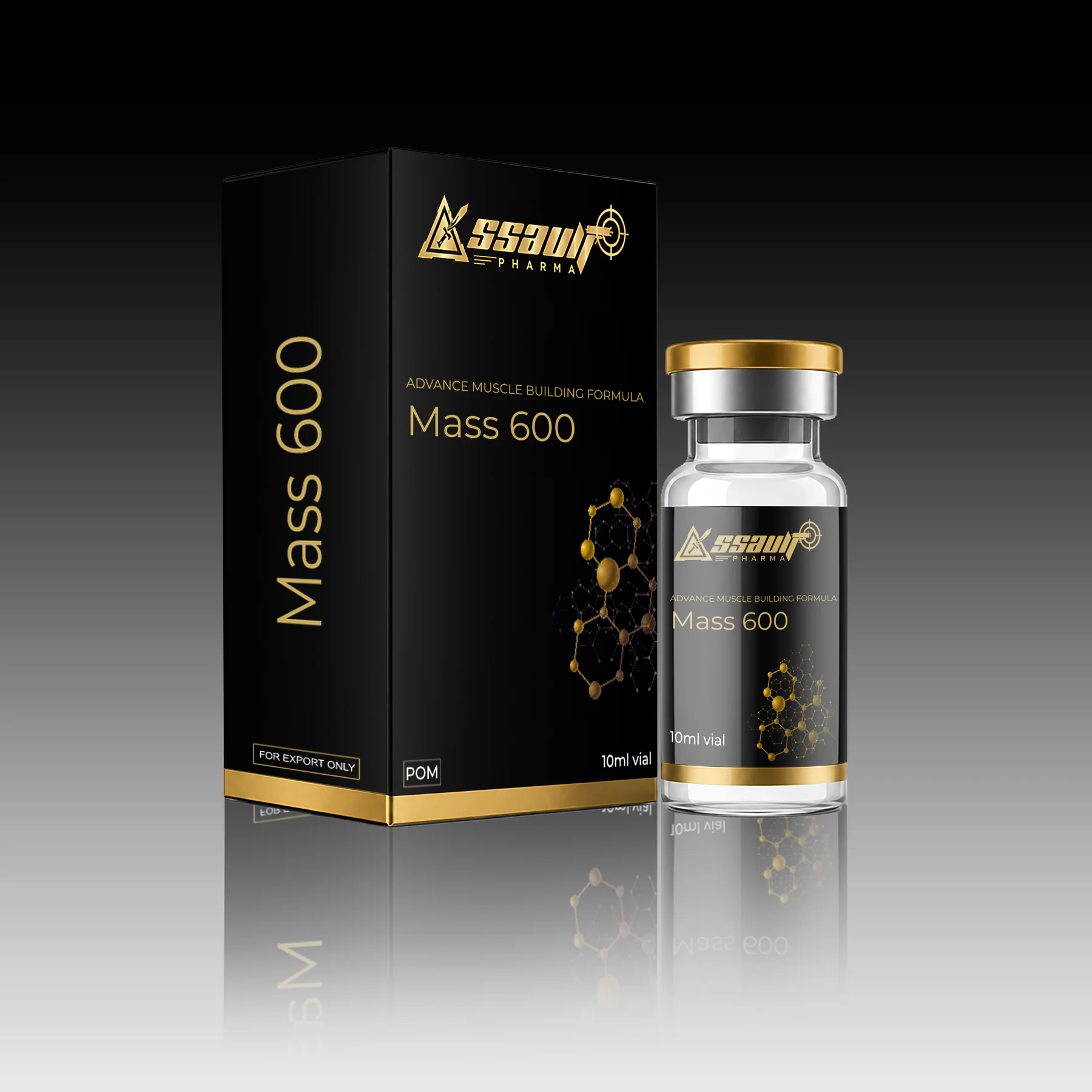 Mass 600 product packaging