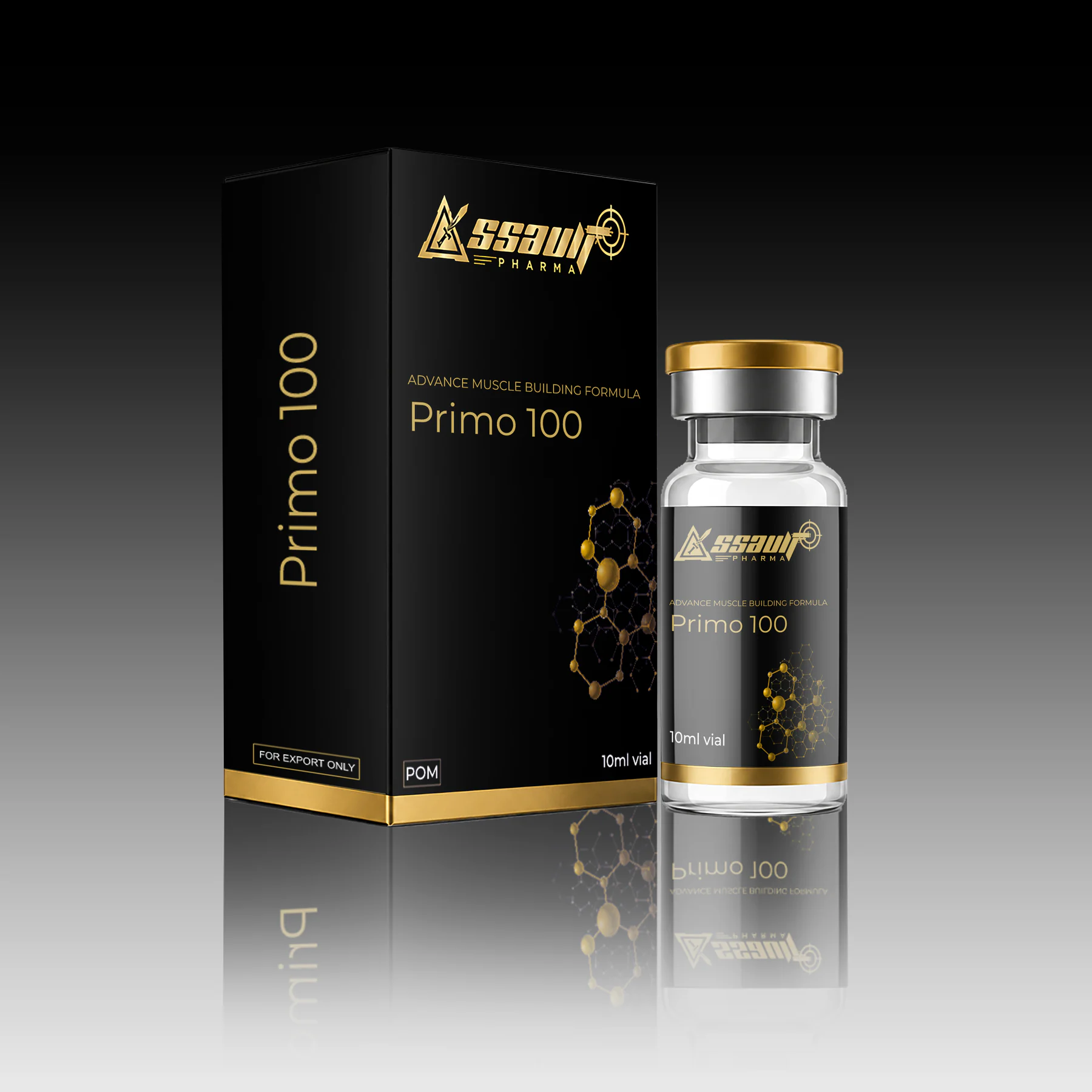 Primo 100 injectable product packaging