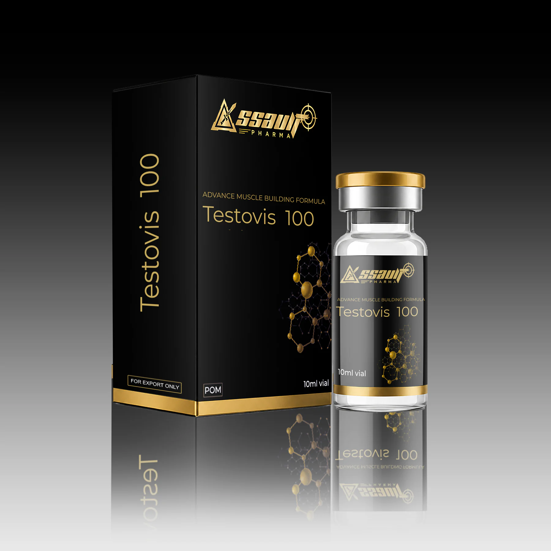 Testovis 100 injectable product packaging