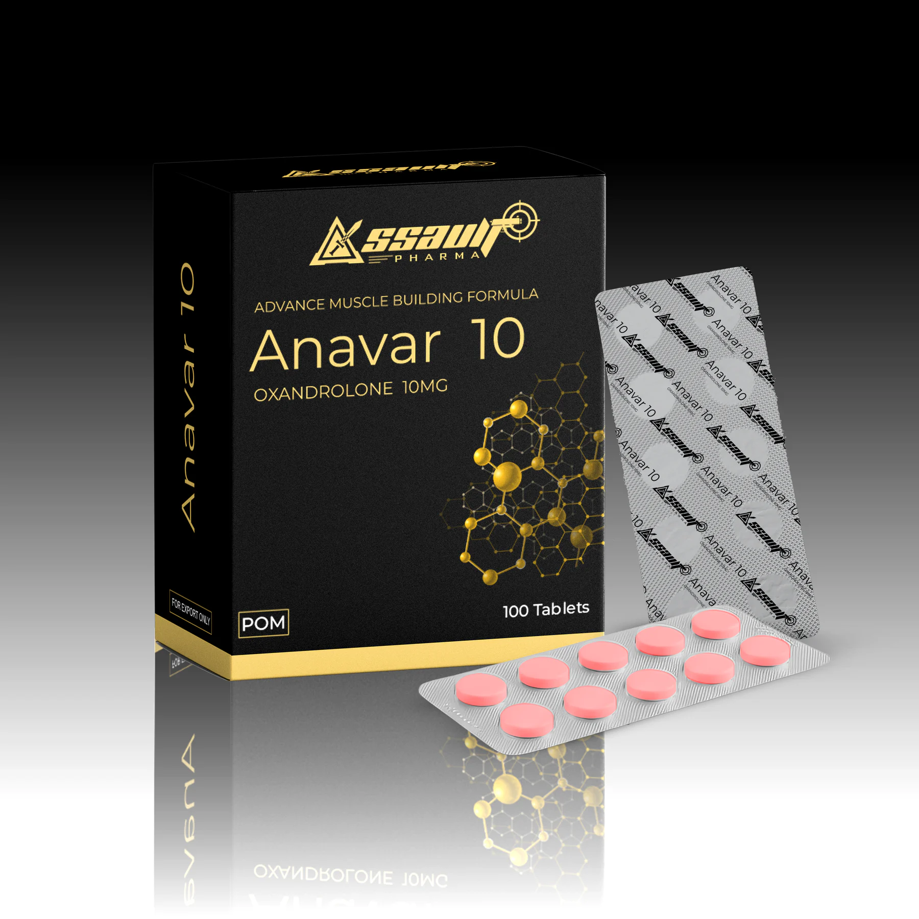 Anavar 10 product packaging