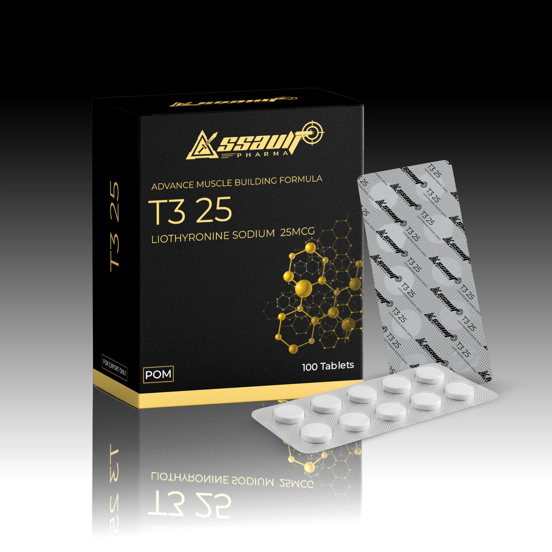 T3 25 oral product packaging